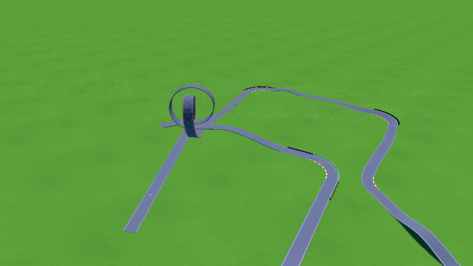 Aerial view of Loop-de-Loco