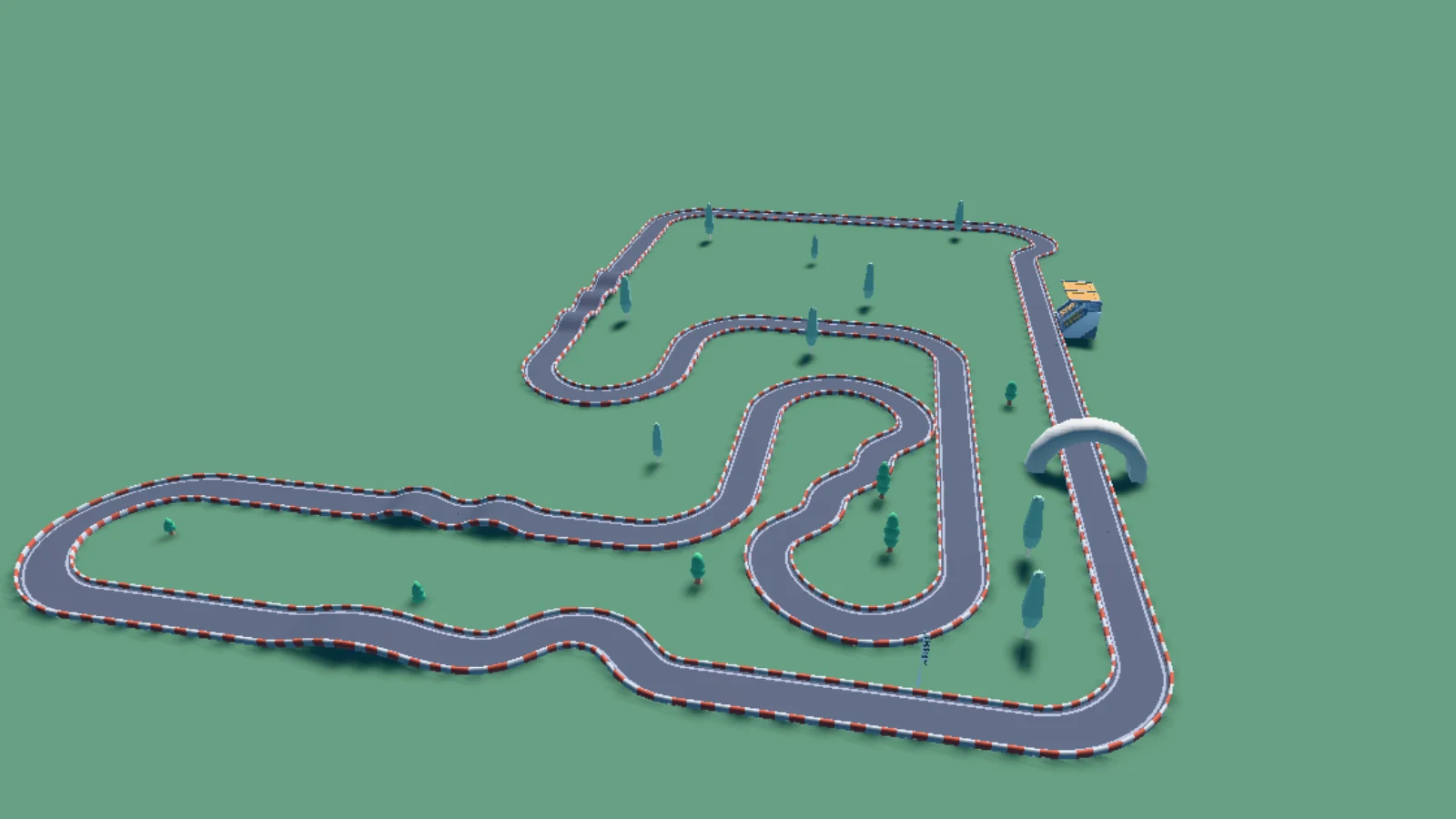 Aerial view of Vroom Vroom 2