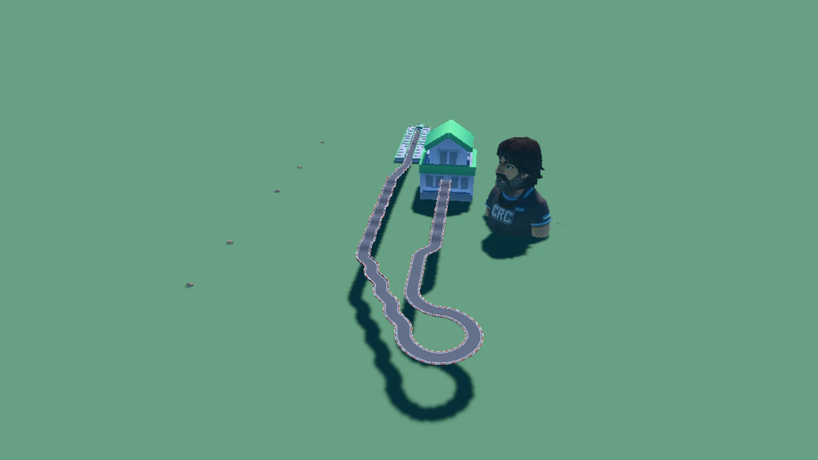 Aerial view of nowhere ??