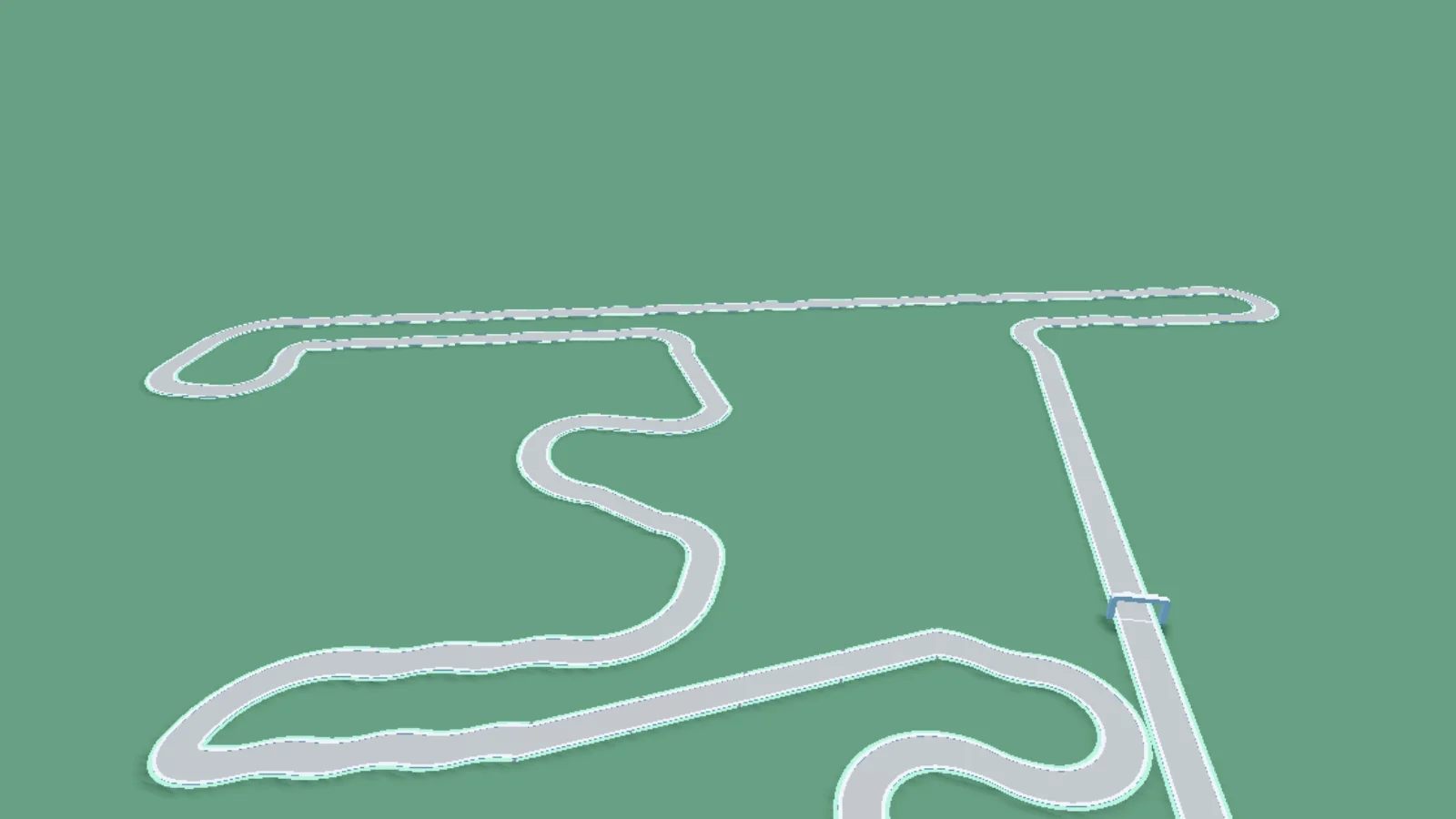 Aerial view of China GP track layout