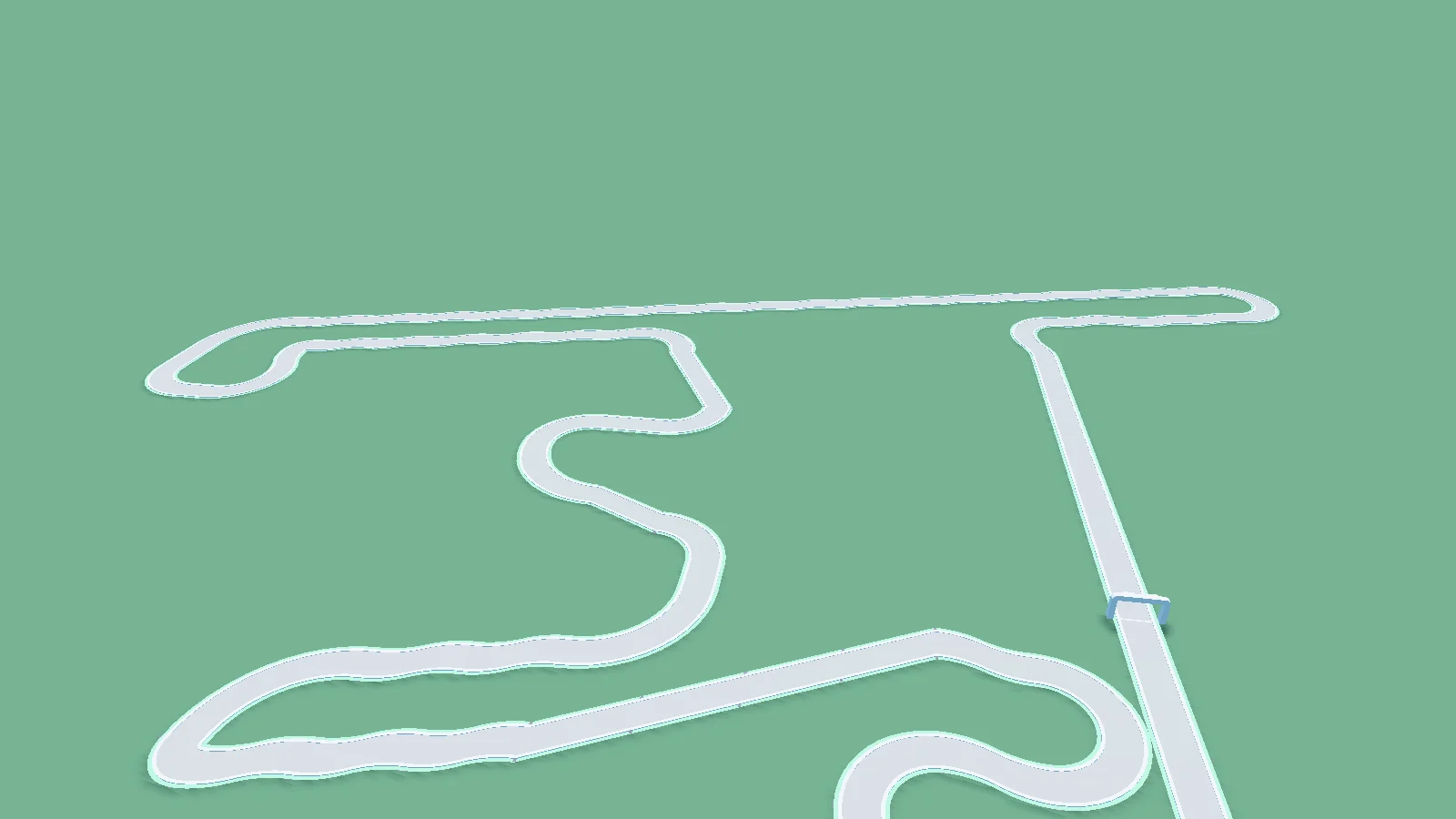 Aerial view of China GP track layout
