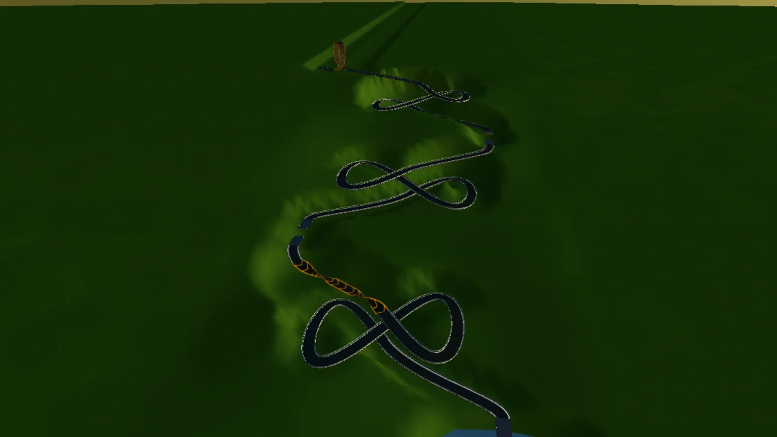 Aerial view of Daring Descent