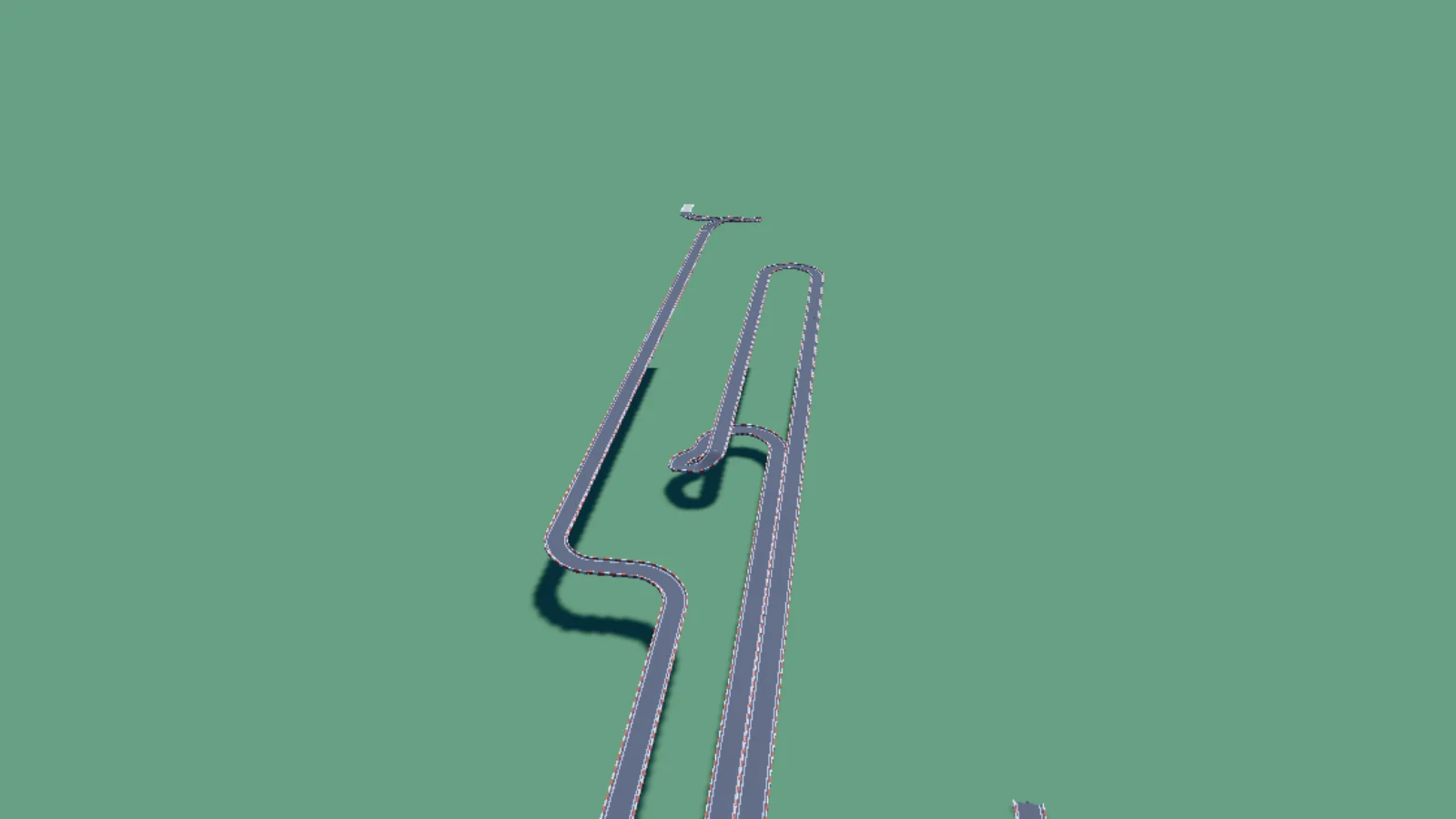 Aerial view of Oh shit
