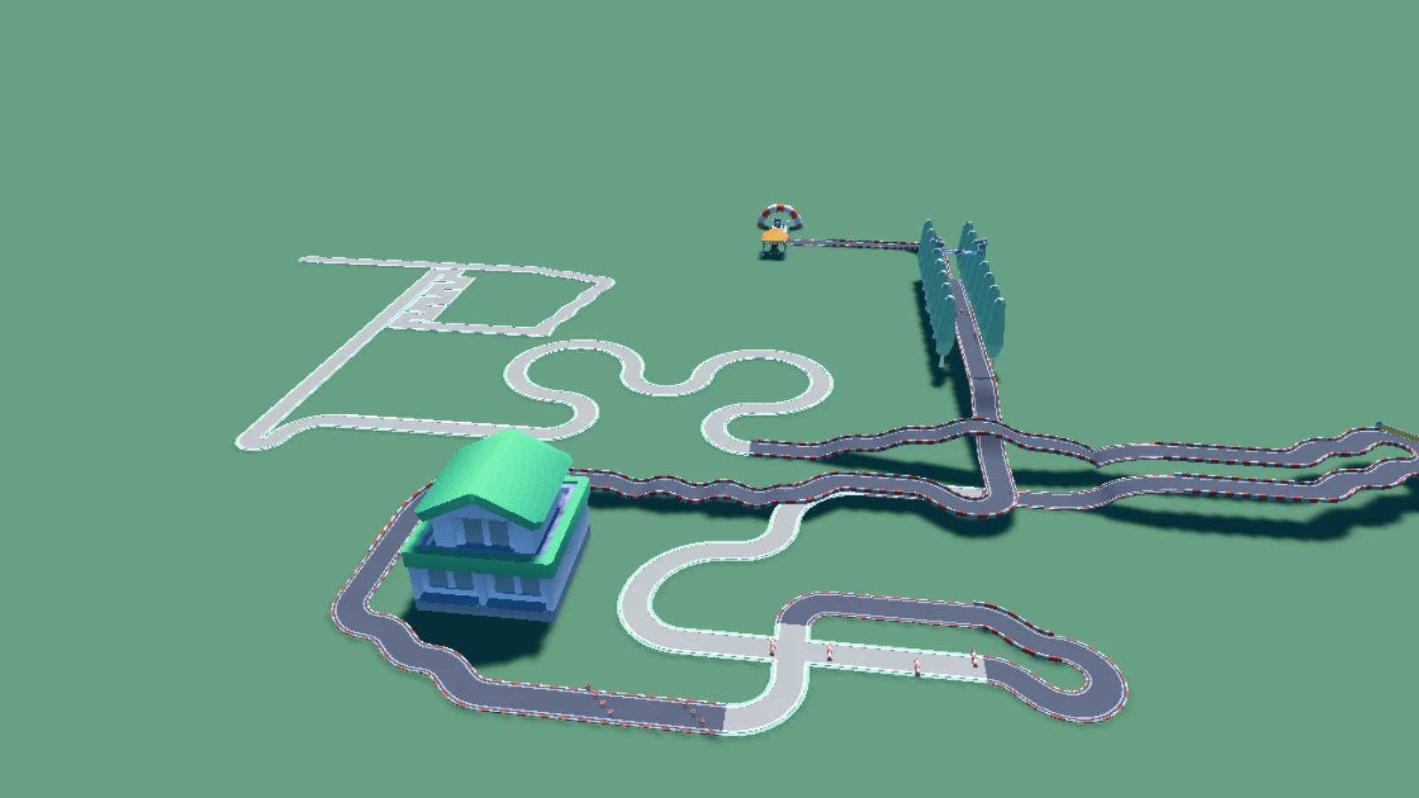 Aerial view of First map